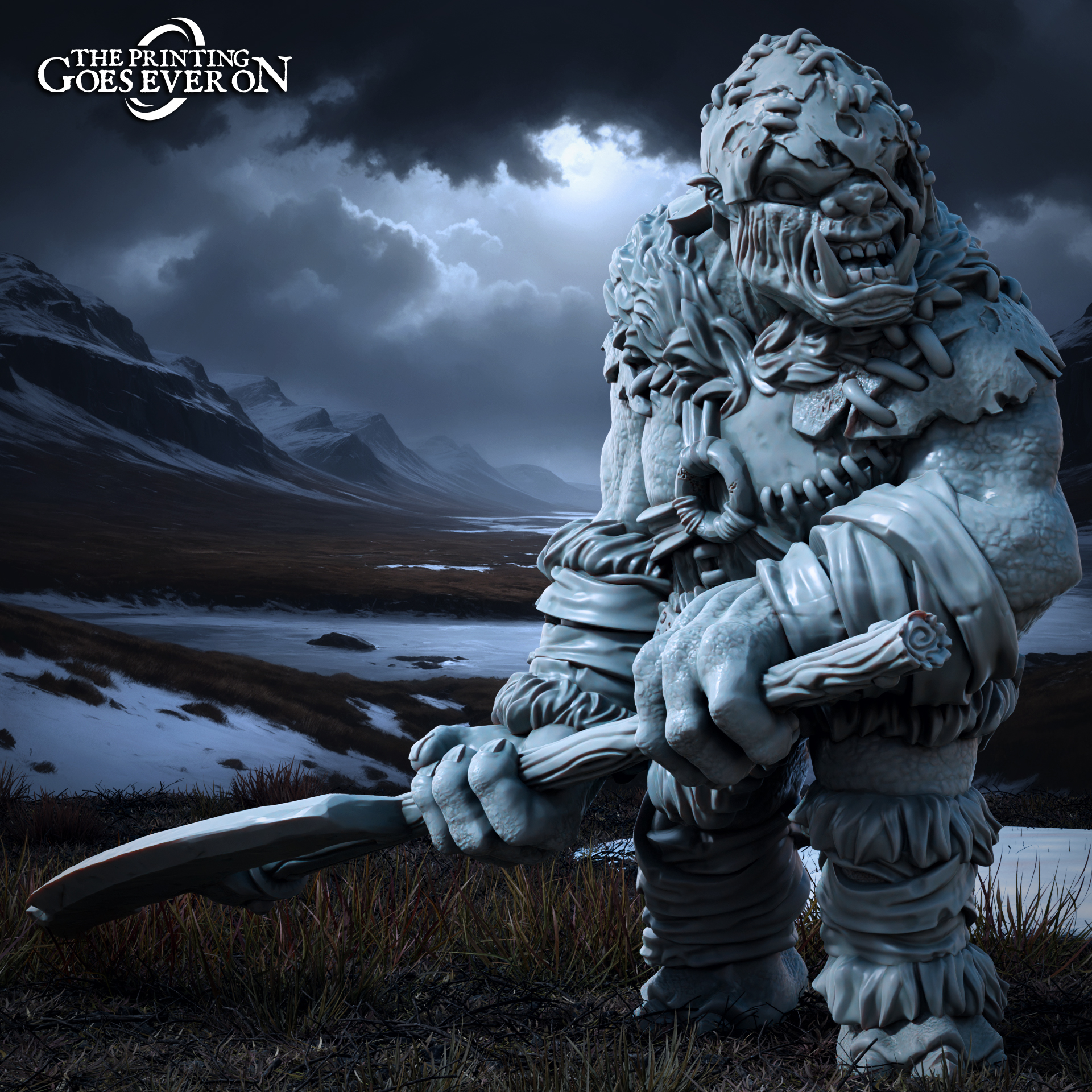 Ironmoor Troll Chieftan - Presupported